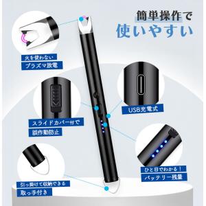 電子ライター プラズマライター 強風で消えない...の詳細画像3