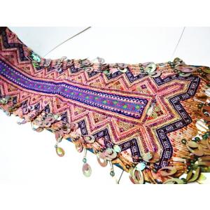 メオ族の布（長方形・飾り付き）｜ananshop