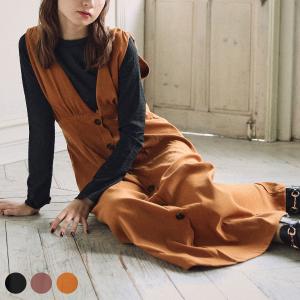 Chille チル 黒ボタンジャンパーワンピース レディース 秋冬 ワンピース ロングワンピ テラコッタ ピンク ブラック Onesize Anap 通販 Yahoo ショッピング