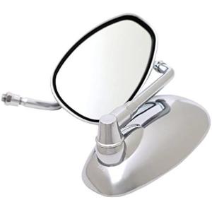 (nakira) 視界抜群 バイク ミラー ショート 10mm 左右セット