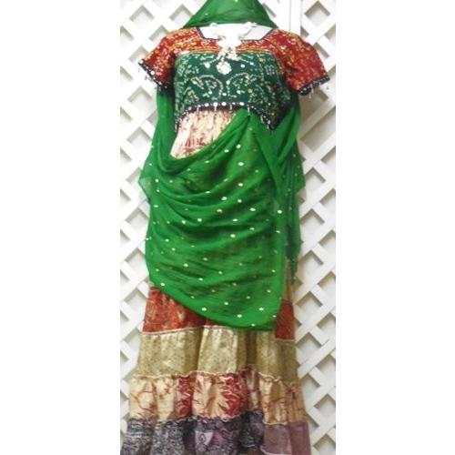 レディース インド風ブラウス チョリ トライバル 民族衣装 ボリウッドパーティや野外フェス ベリーダ...