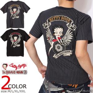 BETTY BOOP（ベティ ブープ） The BRAVE-MAN 半袖Tシャツ BBB-2510