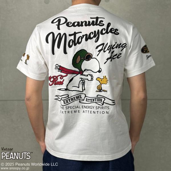 FLAG STAFF SNOOPY コラボ 半袖 Tシャツ 452093 フラッグスタッフ スヌーピ...