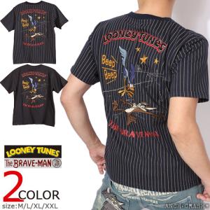 The BRAVE-MAN × LOONEY TUNES 半袖Tシャツ LTB-2408 ブレイブマン ルーニー・テューンズ 刺繍｜anch-crash