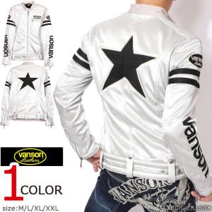 VANSON[バンソン] ライダース ジャケット ワンスター 40周年記念モデル