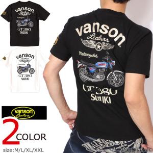 VANSON バンソン スズキ SUZUKI コラボ Tシャツ 半袖 メンズ 隼