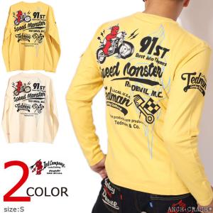 TEDMAN テッドマン SPEED MONSTER ロンT TDLS-341 エフ商会 長袖Tシャツ｜anch-crash