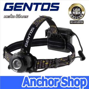 ジェントス LEDヘッドライト HLP-2104 ヘッドライト HEAD WARS ヘッドウォーズ USB充電式 700lm GENTOS｜anchor