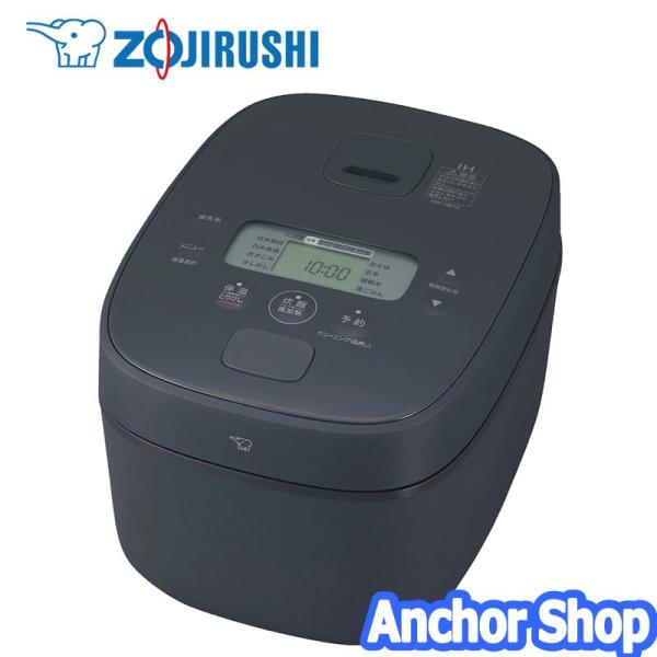 象印 IH炊飯ジャー NW-QB10-BZ 5.5合炊き 豪熱大火力 黒まる厚釜 スレートブラック ...