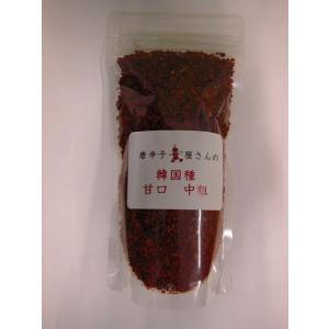 韓国甘口唐辛子粉！中粗　100ｇパック＜唐辛子屋さんアンカー商事＞　キムチ造り　韓国料理　韓国　コチ...