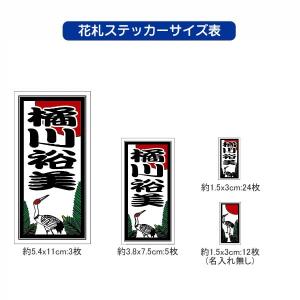 千社札ステッカー作成:花札柄シール各種の詳細画像3