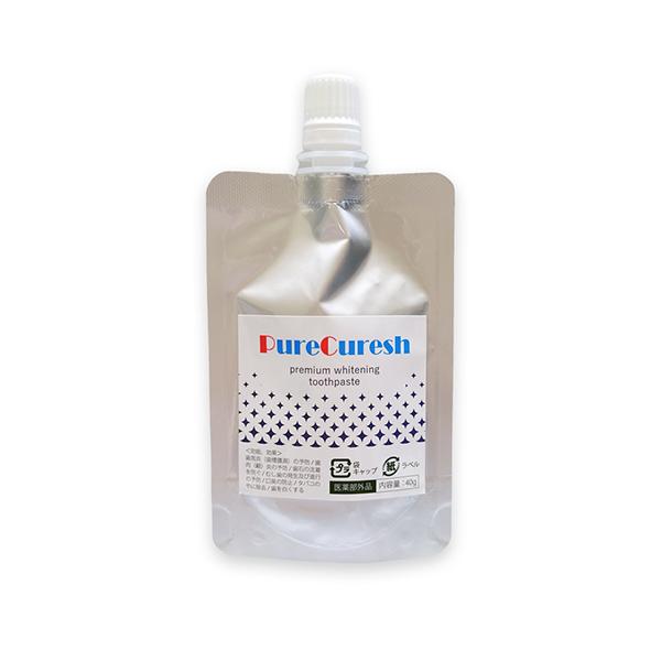 [医薬部外品]PureCuresh（ピュアキュレッシュ）ホワイトニング 歯 歯磨き粉 自宅
