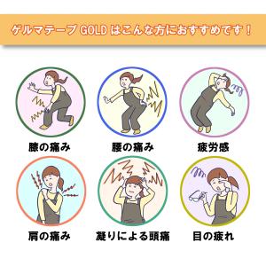 かんぽうゲルマテープ GOLD 2個セット ゲ...の詳細画像1