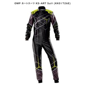 OMP KS-2X ART SUIT ブラック×イエロー(178) MY2025 レーシング