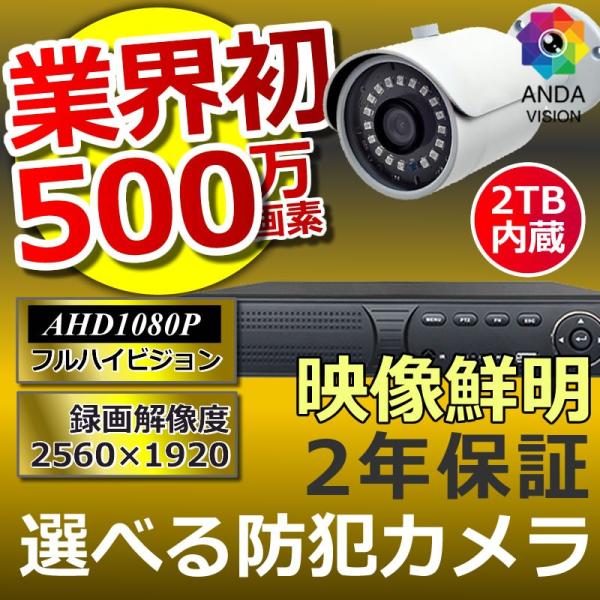 防犯カメラ 家庭用 カメラ1台  屋外 セット ドーム バレット  レコーダー 1台セット