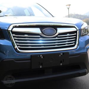 スバル フォレスター SUBARU Forester フロントバンパー フロントグリル センターネットガーニッシュ パーツ ドレスアップ アクセサリー キズ防止｜andell