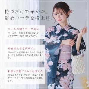 パールバッグ レディース 浴衣 浴衣バッグ 巾...の詳細画像1