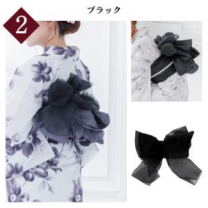 レディース オーガンジー 兵児帯 帯単品 かわ...の詳細画像4