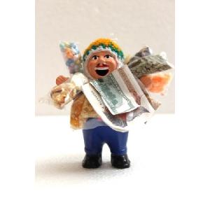 ミニチュアプレゼント企画！ミニエケコ ミニチュア付 青 11cm 送料無料