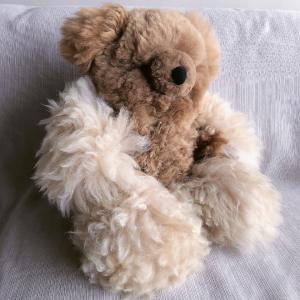 ぬいぐるみ うさぎ アルパカ 原毛 ハンドメイド ペルー MAITE