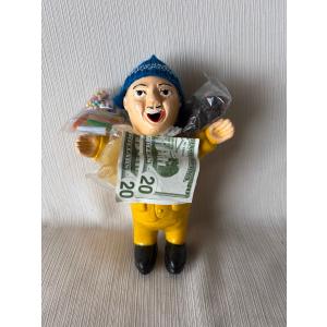 全身黄色!金運 祈祷済みエケコ人形 18cmハ...の詳細画像4