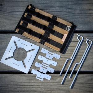 38explore×Dekitech A38grate QW ホワイト 多機能テーブル アウトドア