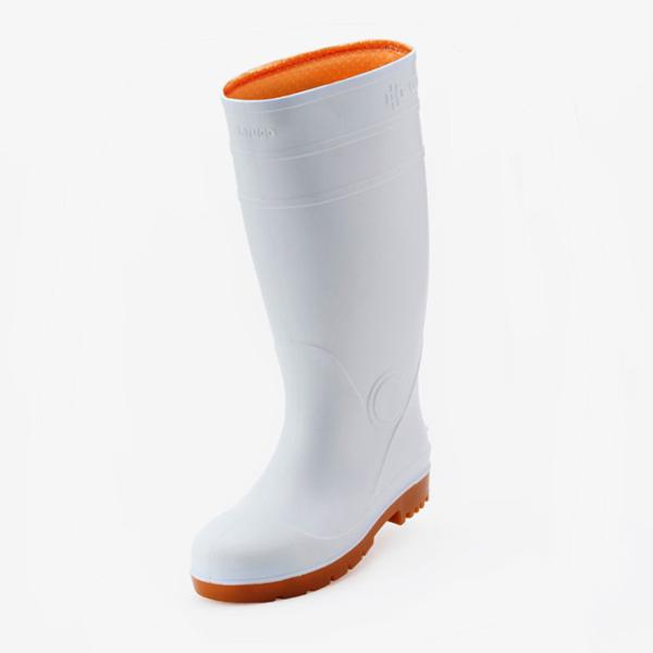 長靴 作業用 プロハークスU875 先芯入り ホワイト 白 24.5〜29.0cm 1足単位 3E相...