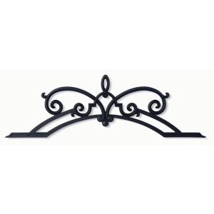 壁飾り 外壁 アイアン風 妻飾り ワイド型 IT7121 グラファイト