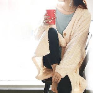 ガウン 部屋着 冬 レディース ルームウェア 長袖 軽い