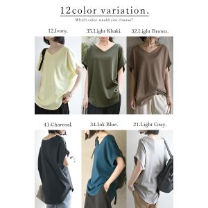 tシャツ 半袖 レディース カットソー 日本製...の詳細画像4