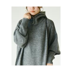 ニットワンピースロング 秋冬 50代 40代 ...の詳細画像5