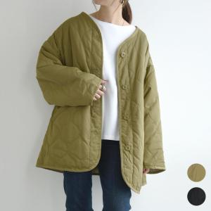 キルティングコート レディース 2022 カーキ 秋 冬