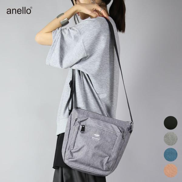 anello アネロ ショルダーバッグ レディース ポケット多い メンズ 軽量 ブランド 黒 春 夏...