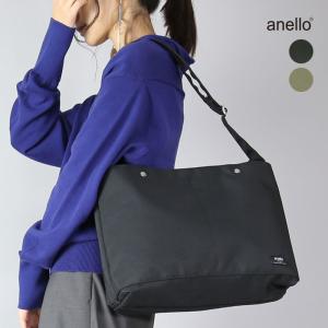 anello アネロ TOGO ショルダーバッグ レディース メンズ 撥水 斜め掛け 大容量 ブランド 軽い 軽量 a4 pc収納 黒 かばん 鞄 春 夏 秋 冬 SS, AW,