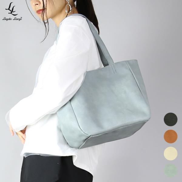 Legato Largo レガードラルゴ ミニトートバッグ レディース 大容量 ポケット多い メンズ...