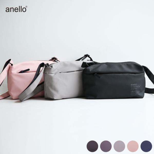 anello アネロ ショルダーバッグ レディース メンズ 軽い 軽量 ブランド 黒 斜めがけ コン...