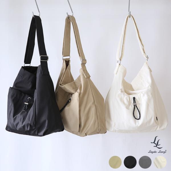 Legato Largo レガートラルゴ ショルダーバッグ レディース a4 軽量 軽い 黒 斜め掛...