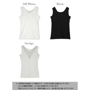 タンクトップ レディース レース トップス イ...の詳細画像1