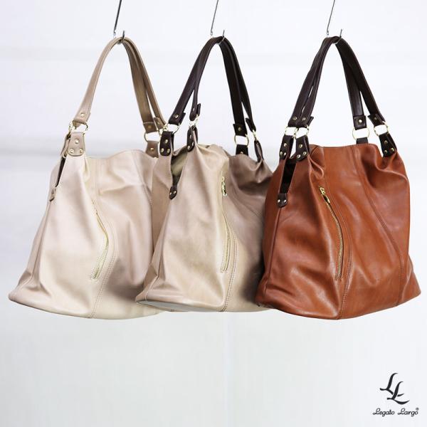 Legato Largo レガートラルゴ トートバッグ レディース a4 大きめ 合皮 大容量 きれ...
