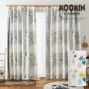 新品未使用 スミノエ カーテン ムーミン 北欧風カーテン MOOMIN スミノエ 遮光カーテン 北欧 MOOMIN ムーミン カーテン SOFT MELODY