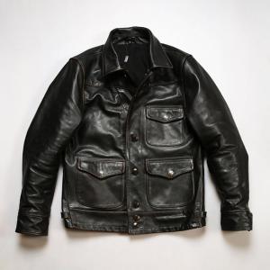 芯ホースハイド 馬革 1.3mm 復刻50's ドライビングコート レザー