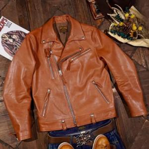 少量生産 本革/レザージャケット メンズ 革ジャン A-2 フライト