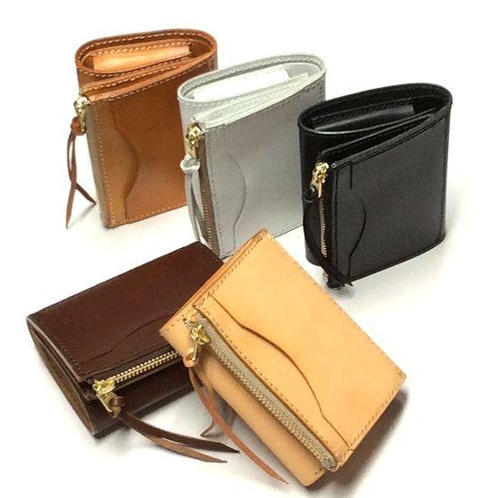 本革 ミニ財布 コンパクト財布 【...andMeat.】アンドミート メンズ/レディース カード ...