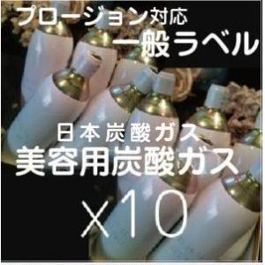 プロージョン対応　炭酸ガスカートリッジ　10本組(パッキン付き)