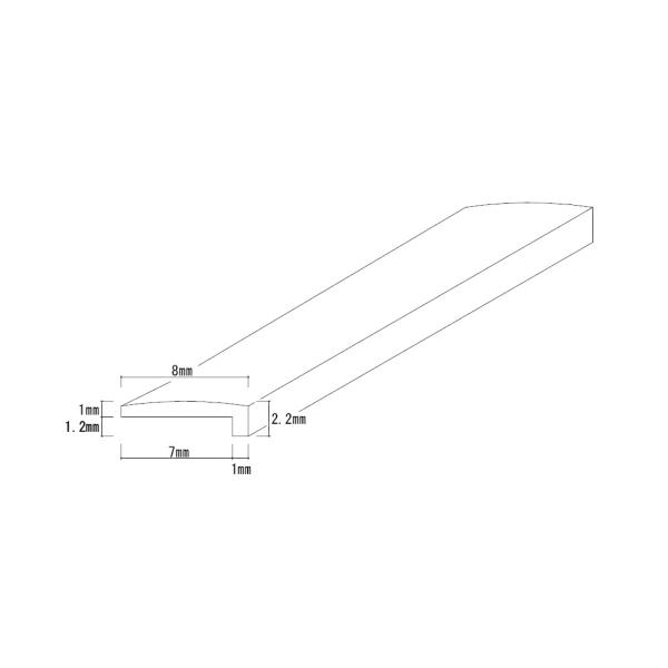 ホーローキッチンパネル用　樹脂見切り