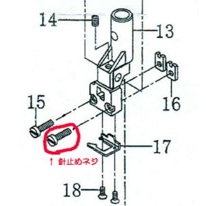 衣縫人・糸取物語用針止めネジ(マイナスタイプ/...の詳細画像3