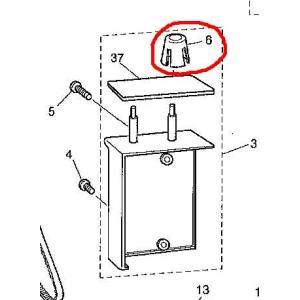 糸巻きクッション(ブラザー 職業用ミシン「ヌー...の詳細画像1