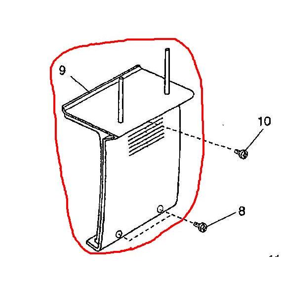 モーターカバー　＊職業用ミシン　エクシムプロシリーズ用
