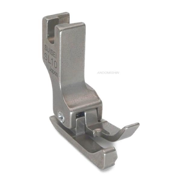 職業用ミシン・工業用ミシン用押え　「スイセイ　段付き押え金（左）1.0mm」