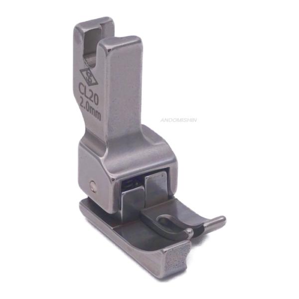 職業用ミシン・工業用ミシン用押え「段付押え（左）2.0mm（アウトレット品）」